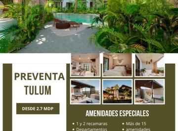 Departamento · 55m² · 1 Recámara · Departamento en Tulum