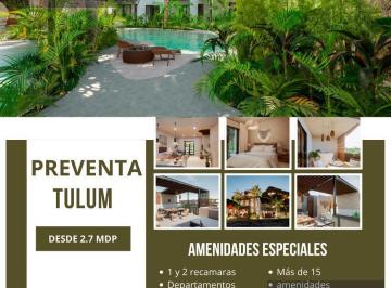 Departamento · 55m² · 1 Recámara · Departamento en Tulum