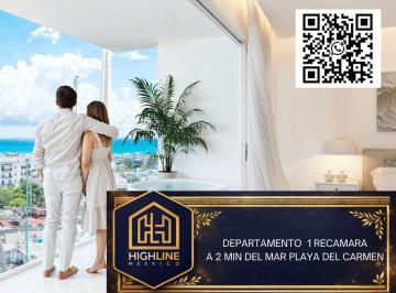 Departamento · 43m² · 1 Recámara · Departamento en Preventa Playa del Carmen 1 Habitacion a 5 Min del Mar