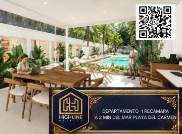 Departamento · 60m² · 2 Recámaras · Departamento en Venta en Tulum 2 Habitaciones con Fire Pit