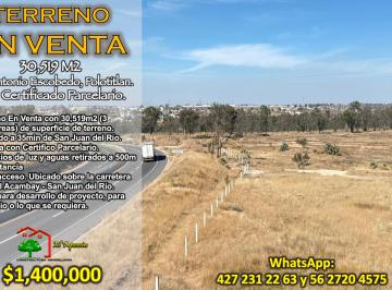 Terreno / Lote , Polotitlán · Terreno en Venta de 30,519 m² en San Antonio Escobedo, Polotitlán – Excelente Ubicación