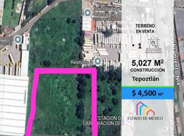 Terreno / Lote · 5027m² · Terreno en Venta Zona Industrial Tepotzotlán