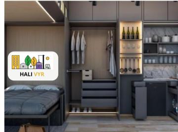Departamento · 17m² · 1 Estacionamiento · Estudio - Loft, en Venta en Santa Fe, Enfrente del Centro Comercial, Amenidades y Seguridad