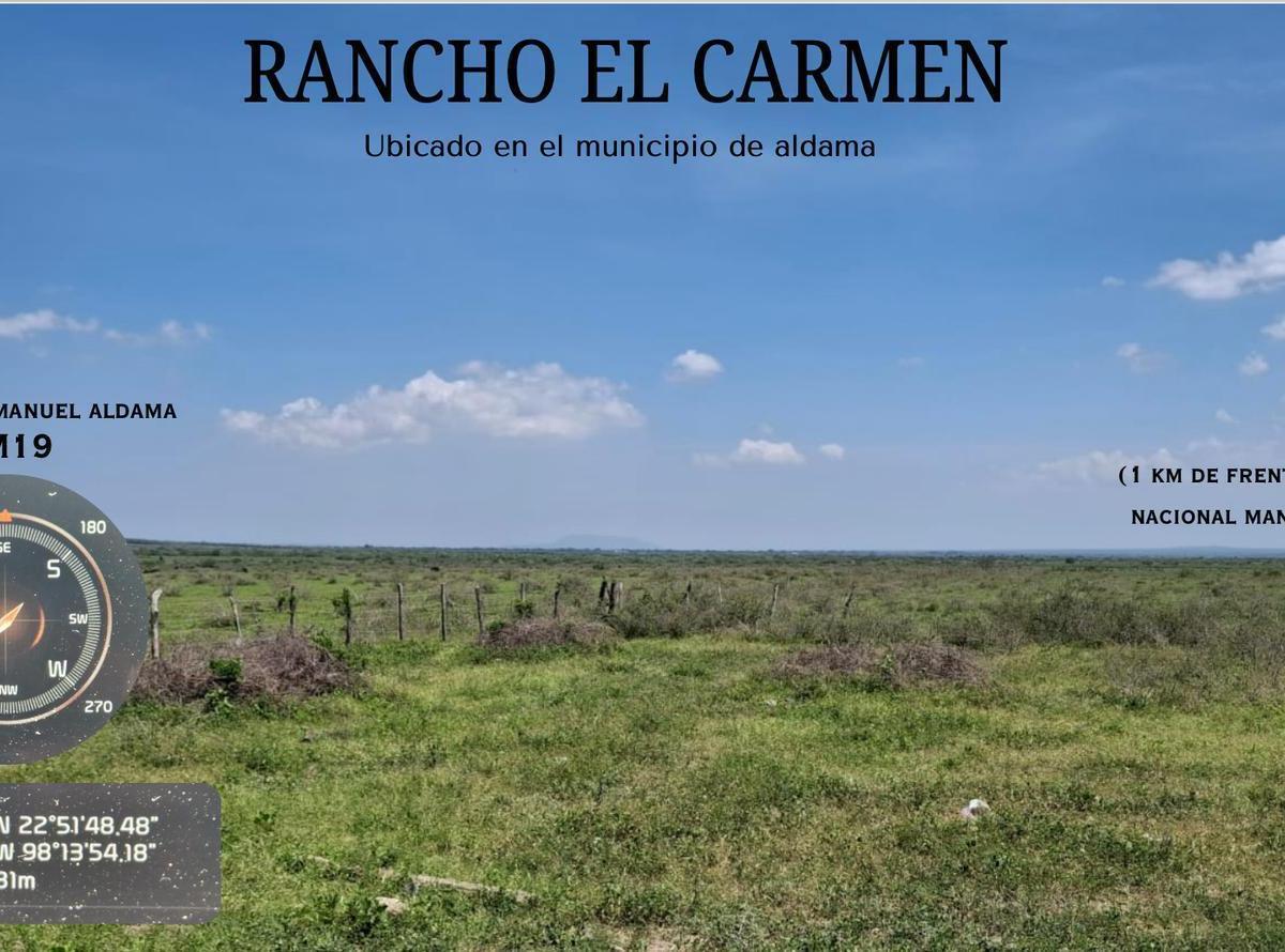 Ranch for Sale. 1 km frontage on Manuel - Aldama Highway