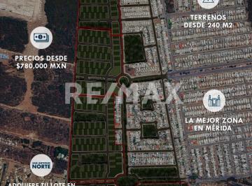 Terreno / Lote · 241m² · Terrenos en Venta Residenciales y Comerciales San Antonio Norte, Mérida - (4)