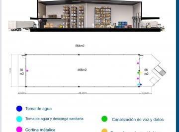 Bodega comercial · 564m² · Bodega en Renta Dentro del Central de Abastos de Playa del Carmen