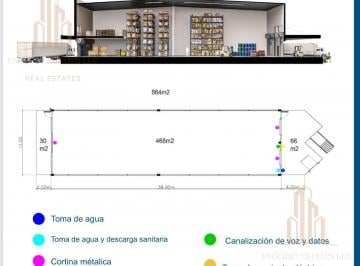 Bodega comercial · 564m² · Bodega en Renta Dentro del Central de Abastos de Playa del Carmen