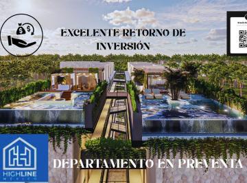 Departamento · 80m² · 2 Recámaras · 1 Estacionamiento · Departamento en Tulum con Alberca Privada | Zona Veleta