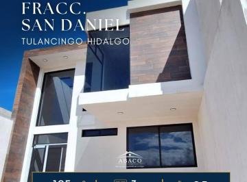 Casa · 140m² · 3 Recámaras · 2 Estacionamientos · Casa en San Daniel Tulancingo a 5 Min del Centro, con 3 Recámaras