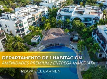 Departamento · 65m² · 1 Recámara · 1 Estacionamiento · Departamento en Venta de 1 Habitación en Playa del Carmen | Entrega Inmediata, Alberca y Gym