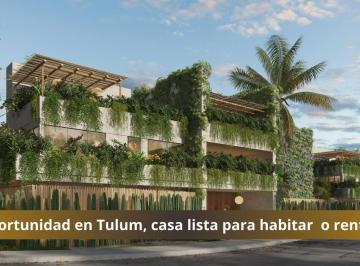 Villa · 205m² · 3 Recámaras · 2 Estacionamientos · Villa en Venta en Tulum de 3 Habitaciones con Amenidades y Alberca