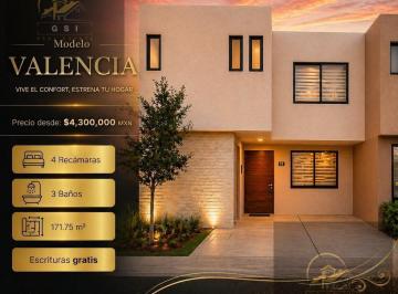 Casa en condominio · 151m² · 4 Recámaras · 2 Estacionamientos · Casa en Venta – Modelo Valencia