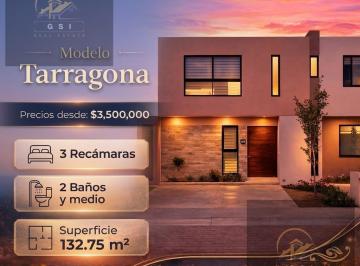 Casa en condominio · 132m² · 3 Recámaras · 2 Estacionamientos · Casa en Venta – Modelo Tarragona