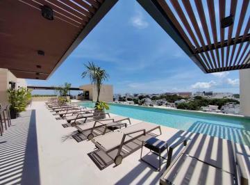 Departamento · 37m² · 1 Recámara · 1 Estacionamiento · Estudio Amueblado en Renta - Studio 34 Playa del Carmen Centro con Amenidades