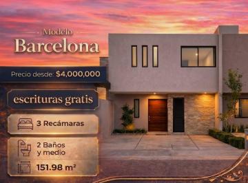 Casa · 151m² · 3 Recámaras · 2 Estacionamientos · Casa en Venta – Modelo Barcelona