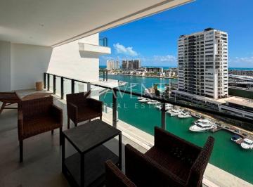 Departamento de 3 habitaciones, Benito Juárez · Departamento en Renta, Blume, Puerto Cancún