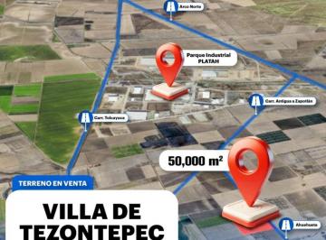 Terreno industrial , Villa de Tezontepec · Terreno Industrial en Venta Cerca del Parque Industrial Platah – 5 Hectáreas
