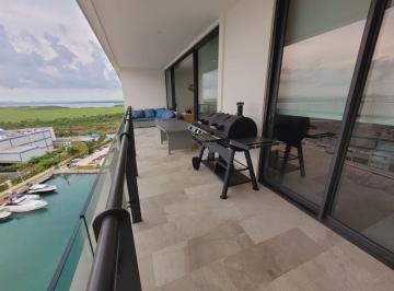 Departamento de 3 habitaciones, Benito Juárez · Departamento de 223 m² con 3 Habitaciones en Renta en Puerto Cancún
