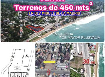Terreno / Lote , Manzanillo · Terreno en Venta en Manzanillo, en Olas Altas