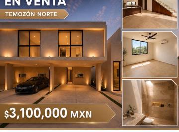 Villa · 131m² · 2 Recámaras · 2 Estacionamientos · Townhouses en Venta Temozón Norte