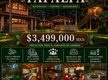 Villa de 5 habitaciones, Tapalpa · Complejo de Cabañas en Venta en Pinares Tapalpa
