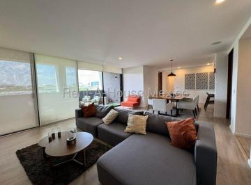 Departamento de 3 habitaciones, Querétaro · Renta - Santa Fe Juriquilla. Departamento Amueblado con Amenidades y 3 Recámaras