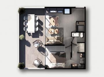 Inmueble productivo urbano · 70m² · 1 Recámara · Departamentos en Venta en Providencia - (4)
