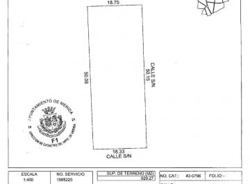 Terreno / Lote en Venta  Komchén · Terreno en Venta de 929 m² en Komchén