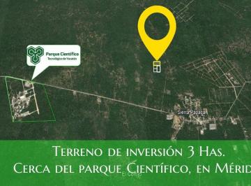 Terreno / Lote , Mérida · Oportunidad de Inversión Terreno de 3 Has Ideal Para Desarrollo Habitacional.