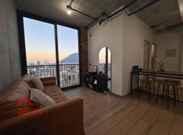 Departamento · 45m² · 2 Recámaras · 1 Estacionamiento · Departamento de Venta en Torre Barrio W Centro Mty