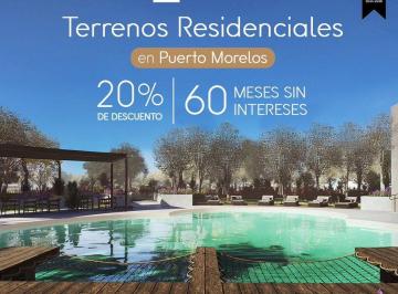 Terreno / Lote · 200m² · Venta Lotes Residenciales en Puerto Morelos, Quintana Roo