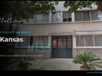 Departamento de 1 habitación, Benito Juárez · Departamento en Venta en C. Kansas 133, Nápoles