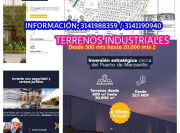 Terreno / Lote , Tecomán · Terreno Industrial en Venta