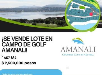 Terreno / Lote · 457m² · Terreno en Amanali Country Club &amp; Náutica