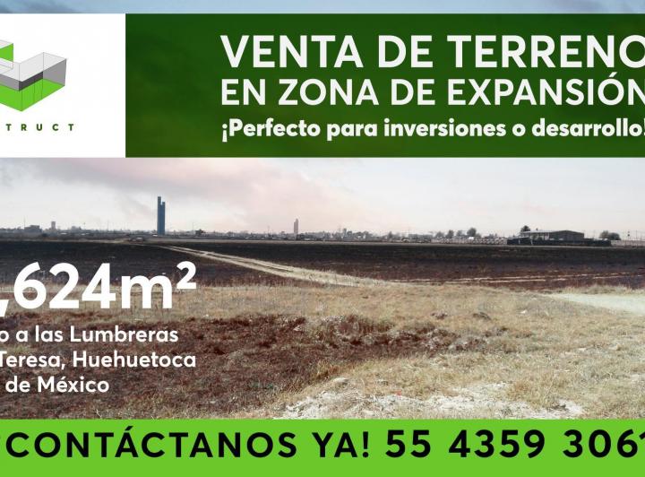 Desarrollo horizontal/vertical , Huehuetoca · Terreno de 85,624 m² en Venta en Huehuetoca (Habitacional)
