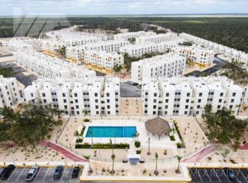 Departamento · 60m² · 2 Recámaras · 1 Estacionamiento · Departamento en Renta, 2 Recamaras, en Aldea Tulum, Q. Roo, Clave Gera22