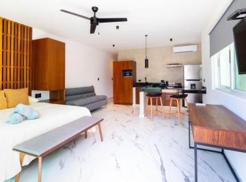 Departamento · 35m² · 1 Recámara · 1 Estacionamiento · Estudio Amueblado en Renta | Central 40 Zazil Ha