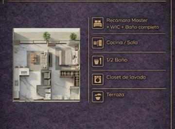 Departamento · 69m² · 1 Recámara · Departamentos Preventa Villas del Campestre Ags (Arce T2)