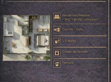 Departamento · 65m² · 1 Recámara · Departamentos Preventa Villas del Campestre Ags (Cedro T2)