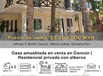 Casa en condominio · 238m² · 4 Recámaras · 1 Estacionamiento · Casa en Condominio - Alfredo V. Bonfil