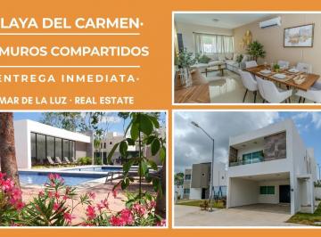Casa · 112m² · 3 Recámaras · 2 Estacionamientos · Casa Sin Colindancias. 3 Recámaras con Balcón y Terraza. playa del Carmen. Entrega Inmediata