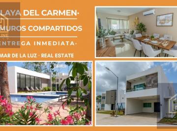 Casa · 112m² · 3 Recámaras · 2 Estacionamientos · Casa Sin Colindancias. 3 Recámaras con Balcón y Terraza. playa del Carmen. Entrega Inmediata