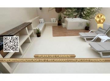 Casa · 80m² · 2 Recámaras · 1 Estacionamiento · Casa 2 Recamaras Remodelada/residencial Privado/ Reventa/ Jacuzzi/ Area Gril /oportunidad/ Roi.