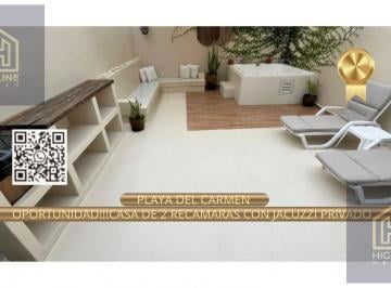 Casa · 80ha · 2 Recámaras · 1 Estacionamiento · Casa 2 Recamaras Remodelada/residencial Privado/ Reventa/ Jacuzzi/ Area Gril /oportunidad/ Roi.