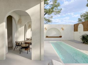 Villa · 132m² · 3 Recámaras · 2 Estacionamientos · Venta de Villas 3 Habitaciones, Amplias con Alberca en Tulum.