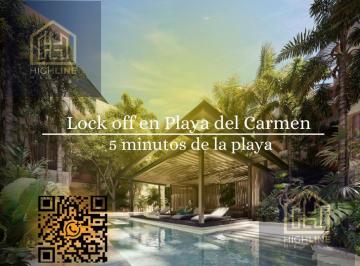 Departamento · 92ha · 2 Recámaras · 2 Estacionamientos · Preventa Departamento 2 Habitaciones Lock Off Cerca del Mar en Playa del Carmen