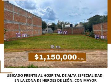 Terreno / Lote , León · En Venta | en Colonia Frente Al Hospital de Alta Especialidad | Ideal Para Departamentos