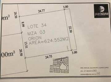 Terreno / Lote · 624m² · Terreno - Fraccionamiento Ciudad Maderas