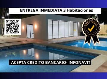 Casa · 97m² · 3 Recámaras · 2 Estacionamientos · Casa en Venta Playa del Carmen 3 Recámaras con Alberca y Seguridad Entrega Inmediata