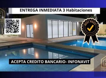 Casa · 97m² · 3 Recámaras · 2 Estacionamientos · Casa en Venta Playa del Carmen 3 Recámaras con Alberca y Seguridad Entrega Inmediata